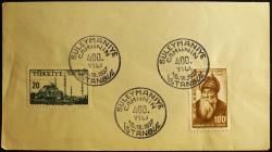 1957 SÜLEYMANİYE CAMİ İLK GÜN ZARFI