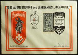 1989 RODAKOWSKİ ASKERİ AKADEMİ MEZUNİYETİ ZARFI (BASIM ADETİ 500 ADET)