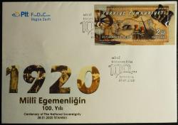 1920 MİLLİ EGEMENLİĞİN 100.YILI İLK GÜN ZARFI
