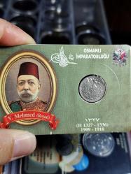 Sultan Reşat 1327/4 Nikel 5 Para