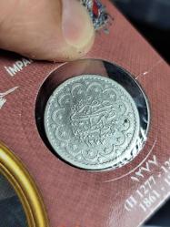 Sultan Abdülaziz 1277/10 Gümüş 5 Kuruş Nadir