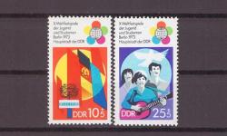 1973 Almanya DDR Dünya Gençlik Kongresi Mnh Lüks Tam Seri Pul - D54