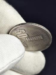 1937 Yılı Gümüş 50 Kuruş Nadir.