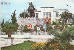 Antakya - Atatürk Heykeli / And Kartpostal