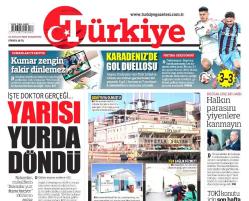 15 Aralık 2025 TÜRKİYE GAZETESİ Doğum Günü Gazetesi (15.12.2025) Doğumgünü Hediyesi | Sıradışı Hediye | Özel Gün Hediyeleri | GAZETE ARŞİVİ