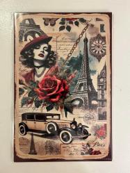 PARİS TEMALI AHŞAP PANO