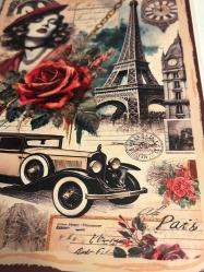 PARİS TEMALI AHŞAP PANO