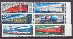 1973  Almanya DDR Trenler Mnh Lüks Tam Seri Pul - D62