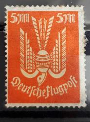 Almanya 1922- uçak postası pulu- damgasız