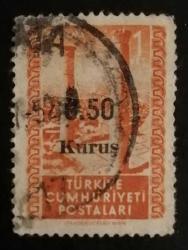 1948 SÜRŞARJLI POSTA PULU