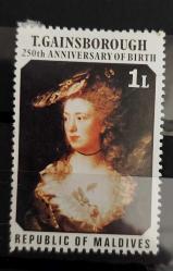 LOT.14 » Maldivler- damgasız şarniyerli pul