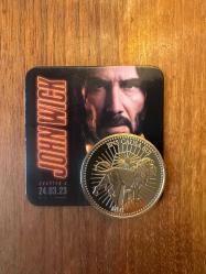 John Wick Prop Continental Hotel Collection Gold Coin / Lion Gate Entertaiment [ÇİL]