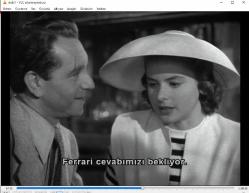 casablanca dvd  (PC'de denenmiştir/izlenmiştir) (humphrey bogart ingrid bergman paul henreid)