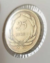 1956 25 KURUŞ MADENİ PİRİNÇ ORİJİNAL 2Y1TTT NADİRDİR