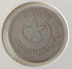 1939 BEŞ 5 KURUŞ ORİJİNAL MADENİ NİKEL 3VV2R1 NADİR