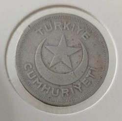 1939 BEŞ 5 KURUŞ ORİJİNAL MADENİ NİKEL 3VV2R1 NADİR