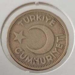 1946 YILI ORİJİNAL 25 KURUŞ MADENİ BRONZ 4LL2ZZ1 ÇİLALTI ÇOK NADİR