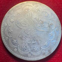 OSMANLI ABDÜLMECİD 1839-1861  ( AH 1255-1277)  20 KURUŞ  GÜMÜŞ 1255/21 R