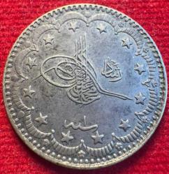 OSMANLI MEHMED REŞAD 1909-1918 ( AH 1327-1336)  5 KURUŞ GÜMÜŞ 1327/1