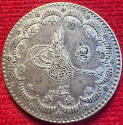 OSMANLI ABDÜLHAMİD 1876-1909  ( AH 1293-1327)  5 KURUŞ  GÜMÜŞ 1293/32