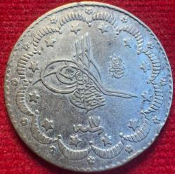 OSMANLI ABDÜLHAMİD 1876-1909  ( AH 1293-1327)  5 KURUŞ  GÜMÜŞ 1293/17