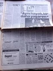 Hürriyet Gazetesi - Turkish Newspaper - 13 Aralık 1987 - Özal ekibinde aşk skandalı - özel uçağın hostesi Naciye Yılmaz ile konsolos yardımcısı Vakur Gökdenizler'in gece kaçamağı  ABD gizli servisini ayağa kaldırdı - Maliye Bakanı Ahmet Kurtcebe Alptemoçin'in işi tıkırında fotoğraf - ANAP'ta zam kıyameti - Adile Naşit'in kendi ağzından yaşam öyküsü - SHP'den Başbakan Turgut Özal'a protestolu karşılama - Gorbaçov'un yanlış hesabı - ANAP'ı bombalayanların lider olarak açıkladıkları Zeynel Abidin Eren ve sevgilisi susuyor fotoğraf - Türk İş Başkanı Şevket Yılmaz Kenan Evren'e seslendi neden susuyorsunuz - Fatin Rüştü Zorlu'nun yasak aşkı yazan Emin Çölaşan yazı - POL DER başkanı Kadir Boztimur Fransa'da Ele Geçti - TKP Genel sekreteri Haydar Kutlu TİP genel sekreteri Nihat Sargın işkenceyi anlattı - Galatasaray'a hayat öpücüğü fotoğraf - Beşiktaş'a İzmir yaramıyor fotoğraf - Fenerbahçe potada  Efes Pilsen'i yendi fotoğraf - Dünya Kupası kuraları çekildi şeker gibi gruba düştük