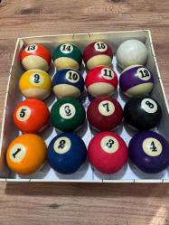 Bilardo Topu Seti  Eksiksiz 16 Top