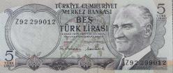 5 LİRA  Z92 REPLACEMENT  ÇİL (NADİR ÜRÜN)
