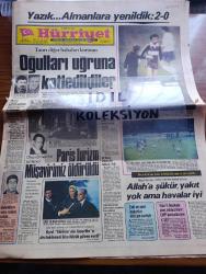 Hürriyet Gazetesi - Turkish Newspaper - 23 Aralık 1979 - yazık Almanları yenildik 2 0 fotoğraflar - Paris turizm müşavirimiz Yılmaz Çolpan öldürüldü olayı Ermeniler üstlendi fotoğraf - İstanbul'da devriye gezen iki askeri öldüren silahlı grup kaçtı - Adalet Partisi Bursa milletvekili Ahmet Emin Dalkıran öldü - Süleyman Demirel Türk İş yöneticileri ile görüştü - Hollanda ve İsveç'te 27 Türk tutuklandı - Nazmi Akıman Havana büyükelçisi oldu - IRA'nın gönderdiği bombalı mektup son anda tesirsiz hale getirildi - NATO'nun çöküşünü Süvari operasyonu durdurdu - pazar konuşmaları yazan Bedii Faik - Hülya Koçyiğit büyük maksimde - Zeki Müren ve Ajda Pekkan Vatan caddesi turistik Lunapark'ta - Neşe Karaböcek Selma Güneri Sevda Ferdağ Uğur Böcekleri çakılda - Sevim Tuna Mustafa Sağyaşar Nazan Şoray Suna Yıldızoğlu Osmanbey Semiramis'te - 40 bin Türk'ün desteklediği milli takımımız ilk 10 dakikada güçlü rakibi Almanya'ya göz açtırmadı - Milli takımlar başantrenörü Sabri Kiraz ilk gol bariz ofsayt