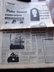 Hürriyet Gazetesi - Turkish Newspaper - 23 Şubat 1975 - Amerika yaptığı yardımı kese dursun  herkes bize silah satmak istiyor - Fransızlar Miraj için aracı gönderdi fotoğraf - Almanlar leopar tankı için teklifte bulundu - İstanbullu çelik imalcileri savaş sanayimizi kurabiliriz yazan Cahit Çataloğlu - ölüler şehri Asmara'dan geliyorum yazan Hikmet Feridun Es Yazı Dizisi - tekstil işverenleri yarın 27 bin işçiye lokavt uygulayacak - bütün partiler birbirlerini suçluyor - taksi plakası ticareti sona eriyor - Yünsa yün sanayi fabrikasında yangın zarar 10 milyon lira - Emel Sayın Anne Marie David Ahmet Özhan Bebek Maksimde - Gönül Yazar bebek belediye gazinosunda - Muazzez Abacı Göksel Arsoy Oya Alasya Vatan caddesi turistik Lunapark'ta - şarkıcı Nilüfer ve Nil Burak Playboy'da - Tarkan yazan çizen Sezgin Burak - televizyon programı - 2. Yarının ilk büyük heyecanı Galatasaray Beşiktaş - Galatasaray kazanır çünkü yazan Eşfak Aykaç - Beşiktaş kazanır çünkü yazan Birol Peker - Fenerbahçe