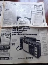 Hürriyet Gazetesi - Turkish Newspaper - 23 Şubat 1975 - Amerika yaptığı yardımı kese dursun  herkes bize silah satmak istiyor - Fransızlar Miraj için aracı gönderdi fotoğraf - Almanlar leopar tankı için teklifte bulundu - İstanbullu çelik imalcileri savaş sanayimizi kurabiliriz yazan Cahit Çataloğlu - ölüler şehri Asmara'dan geliyorum yazan Hikmet Feridun Es Yazı Dizisi - tekstil işverenleri yarın 27 bin işçiye lokavt uygulayacak - bütün partiler birbirlerini suçluyor - taksi plakası ticareti sona eriyor - Yünsa yün sanayi fabrikasında yangın zarar 10 milyon lira - Emel Sayın Anne Marie David Ahmet Özhan Bebek Maksimde - Gönül Yazar bebek belediye gazinosunda - Muazzez Abacı Göksel Arsoy Oya Alasya Vatan caddesi turistik Lunapark'ta - şarkıcı Nilüfer ve Nil Burak Playboy'da - Tarkan yazan çizen Sezgin Burak - televizyon programı - 2. Yarının ilk büyük heyecanı Galatasaray Beşiktaş - Galatasaray kazanır çünkü yazan Eşfak Aykaç - Beşiktaş kazanır çünkü yazan Birol Peker - Fenerbahçe