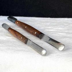 1990 Pakistan Üretimi Nadir Gül Ağacı Saplı Çelik Alet Seti