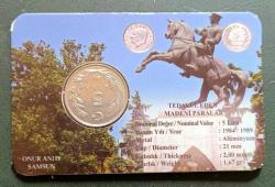 1987 5 Lira Kendi Özel Tanıtım Kitinde