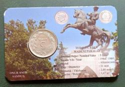 1982 5 Lira Kendi Özel Tanıtım Kitinde