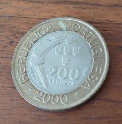 Portekiz Sidney Olimpiyatları 2000 Hatıra 200 Escudos