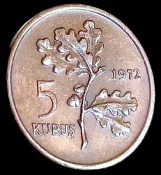 1972 5 Kuruş