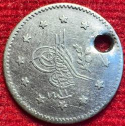 OSMANLI ABDÜLMECİD 1839-1861  ( AH 1255-1277)  1 KURUŞ GÜMÜŞ 1255/11