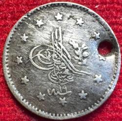 OSMANLI ABDÜLMECİD 1839-1861  ( AH 1255-1277)  1 KURUŞ GÜMÜŞ 1255/19