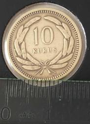 1949 YILI PİRİNÇ 10 KURUŞ ÇOK ÇOK TEMİZ YY2PP3