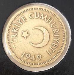 1949 YILI PİRİNÇ 10 KURUŞ ÇOK ÇOK TEMİZ YY2PP3