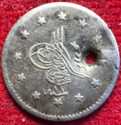 OSMANLI ABDÜLMECİD 1839-1861  ( AH 1255-1277)  1 KURUŞ GÜMÜŞ 1255/11