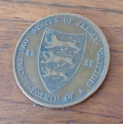 Jersey Adası 1913 1/24 Shilling Georgivs 5