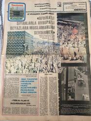 TERCÜMAN GAZETESİ - DOĞUM GÜNÜ HEDİYESİ (TURKISH NEWSPAPPER) - 22 AĞUSTOS 1977 - SADECE DÖRT SAYFADIR -Mustafa Akad-Prof Yalçın Taş-Mucteba Uğur-Semih Yurga-Necip Fazıl Kısakürek-Hz Muhammed-Mehmet Kervancı-Emine İnşu-Şenol Kırpkıçoğlu-Murat Sertoglu-Orhan Tahsin-Güngör Kabakçıoğlu-Mustafa Şenyücel-Ajda Pekkan-Elvis Presley-Aziz Üstel-AFRİKALI SİYAHLARLA AVRUPALI BEYAZLARA MÜSLÜMANLIĞI SEVDİRMEK-PROF YALÇINTAŞ TEBLİĞ FİLMİNİ YAPANLAR YALNIZ İSLAMİYETE DEĞİL İNSANLIĞA DA HİZMET ETMİŞTİR-TEBLİĞ FİLMİ VE DÜŞÜNDÜRDÜKLERİ-PEYGAMBER VE TEVAZU-RAMAZAN SOHBETLERİ-HACI BAYRAMI VELİ-CAN İÇRE-BİLMEK İSTERSEN SEN CAN İÇRE ARA CANI-ŞEYTAN KUYUSU-GENÇLER İÇİN DİN DERSLERİ ORUCU BOZMAYAN ŞEYLER-DOĞRU YOLUN SAPK KOLLARI-MUSTA BEY ARMUDU-ASMA KÖPRÜYE HAYIR DİYENLER ÇAĞDIŞI-TEBLİĞ FİLMİ VE DÜŞÜNDÜRDÜKLERİ-AFRİKALI SİYAHLAR-PROF YALÇINTAŞ TEBLİĞ FİLMİNİ YAPANLAR-AJDA PEKKAN FİLMLER SONRASI SADECE TVDE SESİNİ DUYURACAK-HERKESİN SEVGİYE İHTİYACI VARDIR-TVNİN YENİ DİZİSİ ALL YOU NEED IS LOVE-ARA NAĞMESİ-DEV