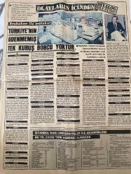 TERCÜMAN GAZETESİ - DOĞUM GÜNÜ HEDİYESİ (TURKISH NEWSPAPPER) - SADECE İKİ SAYFADIR -Cemal Eryunus-Ali Ulvi Uçer-Mehmet Ecevit-Ergün Göze-Ahmet Kabaklı-Rauf Tamer-Güneri Civaoğlu-Süleyman Demirel-Erdek Halk Eğitim Merkezinin düzenlediği defile büyük ilgi gördü-Bursa şehir girişindeki genç Osman kavşağı yeniden tanzim edildi-Kilosu 7 liradan satılacak-Pakistandan ithal edilen pirinçlerden 223 ton Bursa’ya tahsis edildi-Erimeyen maddelerin tuvaletlere atılmaması istendi-Edincikte tıkanan çarşı tuvaleti itfaiye tarafından açıldı-İstanbul Yalova arasında çalışan vapurlar ihtiyaca cevap vermiyor-Sosyal güvenlik köşesi-Türkiyenin ödenmemiş tek kuruş borcu yoktur-Olayların içinden-Diyalog diyalog-Başbakan ile mülakat-İstanbuldaki üniversiteler ile akademilere bu yıl 13102 yeni öğrenci alınacak-Hürrem Sultan-Fotoroman