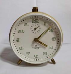 ANTİKA KURMALI ALMAN JUNGHANS MARKA ÇOK NADİR KOLEKSİYONLUK MASA SAATİ FAAL ÇALIŞIR DURUMDA