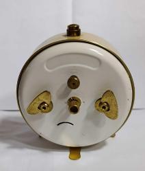 ANTİKA KURMALI ALMAN JUNGHANS MARKA ÇOK NADİR KOLEKSİYONLUK MASA SAATİ FAAL ÇALIŞIR DURUMDA