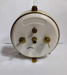 ANTİKA KURMALI ALMAN JUNGHANS MARKA ÇOK NADİR KOLEKSİYONLUK MASA SAATİ FAAL ÇALIŞIR DURUMDA