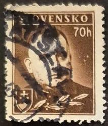 +++ SLOVAKYA DR. JOSEF TISO  1939    70H - DAMGALI