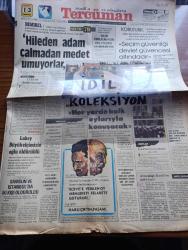 Halka ve Olaylara Tercüman Gazetesi - Turkish Newspaper - 13 Ekim 1979 - Süleyman Demirel 14 Ekim'de mutlaka gideceklerdir dedi - Seçim 79 - seçim yapılacak 8 ilde Vali 21 ilçede kaymakam yok - Cumhurbaşkanı Fahri Korutürk seçim güvenliği devletin güvencesi altındadır dedi - Lahey büyükelçimizin oğlu Ahmet Benler öldürüldü - Adalet Partili Mehmet Atilla Ocak hakkımda yoğun bir iftira kampanyası açıldı - bölücülüğe Ecevit'ten gelen tepki yazan Nazlı Ilıcak - Bülent Ecevit ile otobüs sohbeti Nazlı - Bülent Ecevit her yerde halk oyları ile konuşacak - Sözün kısası yazan Rauf Tamer - Yavuz zırhlısını yapan tersanenin sahibi Rudolf Blohm öldü fotoğraf - yabancı sermaye unutuldu yazan Ertuğrul Soysal - Fidel Castro BM'de  sıkı güvenlik tedbirleri altında konuştu - Malkoçoğlu yazan ve çizen Ayhan Başoğlu - Efes Pilsen Maccabi'ye 100 53 yenildi - Beşiktaş Fenerbahçe maçı - 3 büyük futbol kulübü ile açık oturum - Pele eski takım arkadaşı Garrincha için sahaya çıkıyor - Pikkus şampiyon oldu