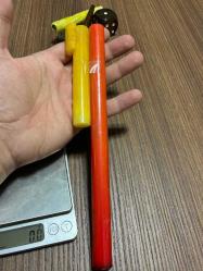 Orijinal eski amerikan çubuk objeden  katalin tesih